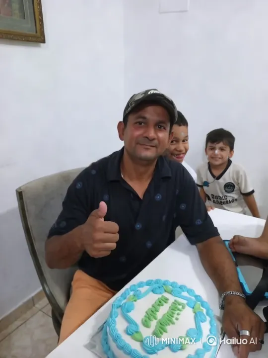 Man Celebrates with Cake and Dance – AI Generated Video | Hailuo AI