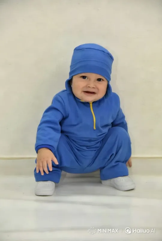 Child's Energetic Kung Fu Dance in Minimalist Setting – AI Generated Video | Hailuo AI