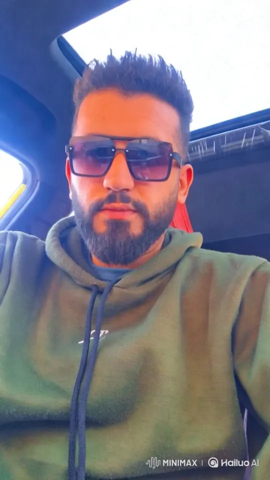 Man on Motorcycle Celebrates Moon's Birthday Amidst Dramatic Scenery – AI Generated Video | Hailuo AI