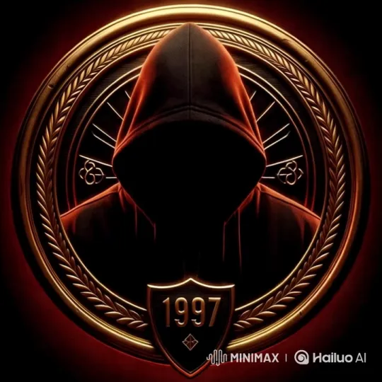 Mysterious Hooded Figure in Grand Golden Frame – AI Generated Video | Hailuo AI