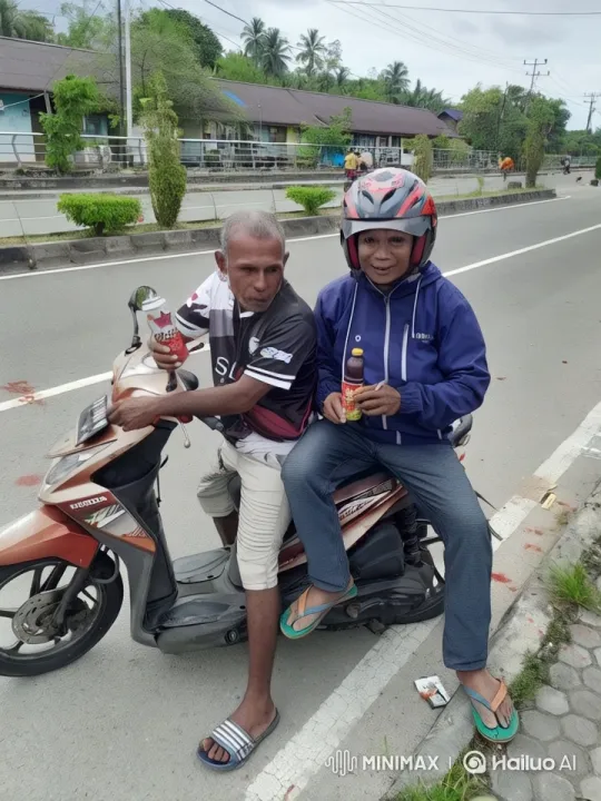 Two Men Display Kungfu Skills on Motorcycle – AI Generated Video | Hailuo AI