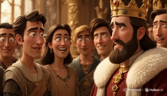 Royal Court Intrigue in Live2D Animation – AI Generated Video | Hailuo AI