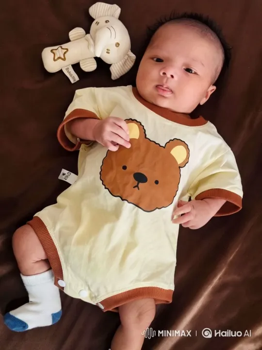 Baby Joyfully Dancing with Plush Toy – AI Generated Video | Hailuo AI