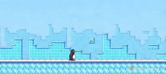 Penguin Finds KFC Ticket in Pixelated Winter Wonderland – AI Generated Video | Hailuo AI