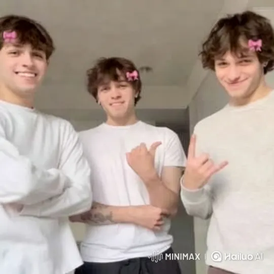 Young Men Embrace in Aesthetic Video Interlude – AI Generated Video | Hailuo AI
