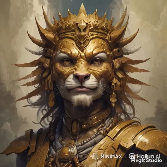 Golden Ruler Showcases Wealth and Power – AI Generated Video | Hailuo AI