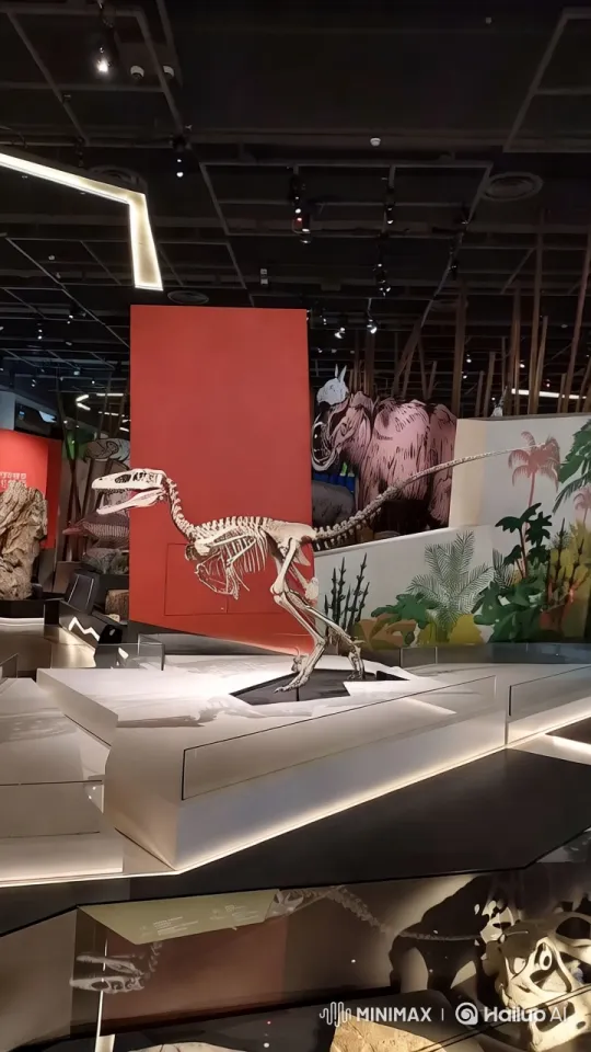 Dinosaur Reawakening: From Fossil to Majestic Creature – AI Generated Video | Hailuo AI