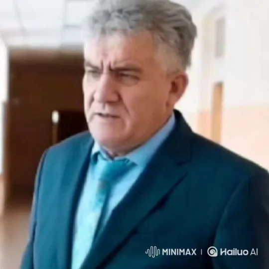 Businessman Sprints Down Hallway After Eating Burger – AI Generated Video | Hailuo AI