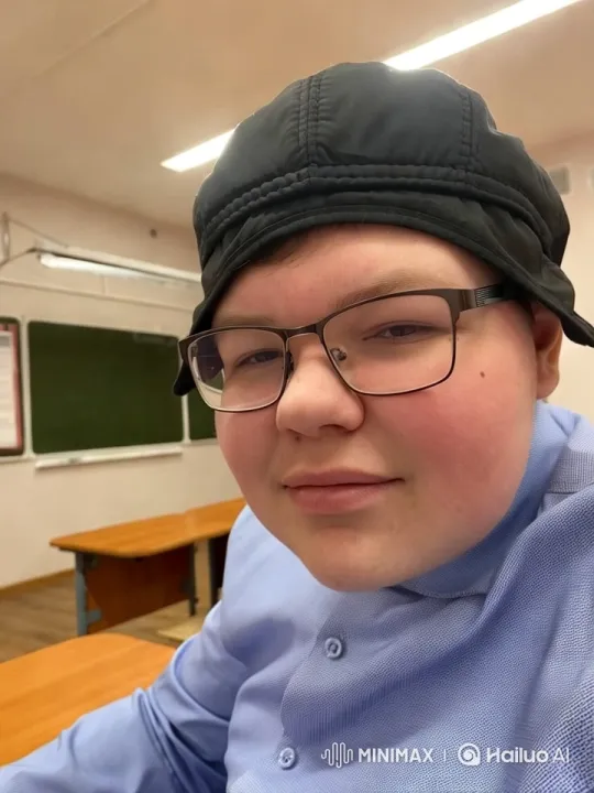 Happy Guy Turns Demon in Classroom Setting – AI Generated Video | Hailuo AI