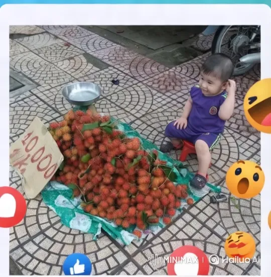 Child Transforms into Superman at Outdoor Market – AI Generated Video | Hailuo AI