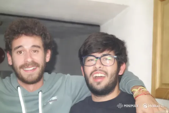 Affectionate Moment Between Two Men Captured – AI Generated Video | Hailuo AI