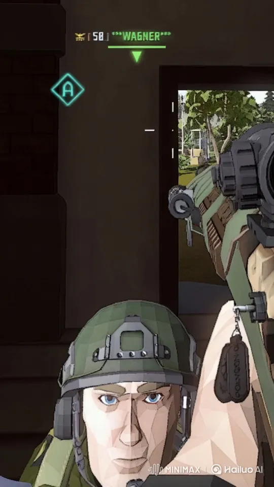 Soldier Conducts Stealthy Recon Across Playground – AI Generated Video | Hailuo AI