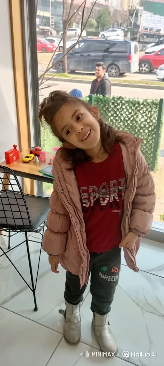Cheerful Girl by Window with Toy Cars – AI Generated Video | Hailuo AI