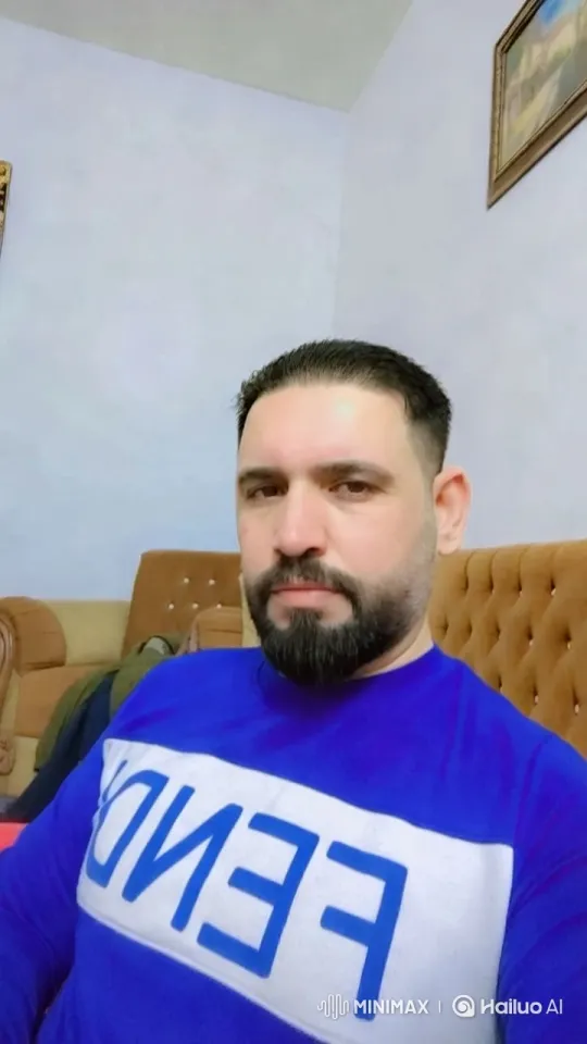 Man in Fendi Shirt on Tufted Couch Examined – AI Generated Video | Hailuo AI