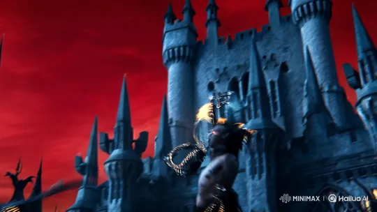 Dark Fantasy Duel: Heaven vs. Hell's Battle Royale – AI Generated Video | Hailuo AI