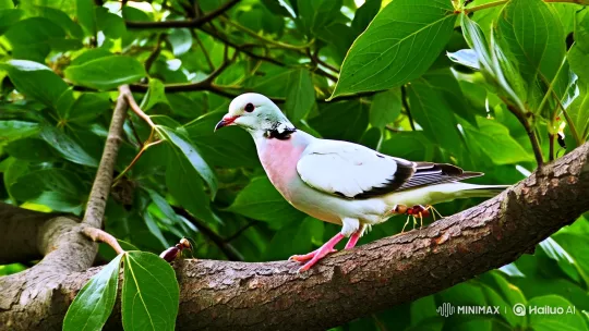 Dove and Ant: A Moment of Serene Camaraderie – AI Generated Video | Hailuo AI
