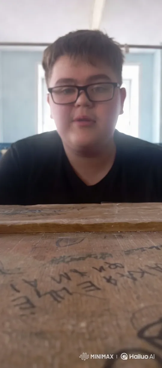 Person Spits Out Burger at Graffiti-Decorated Desk – AI Generated Video | Hailuo AI