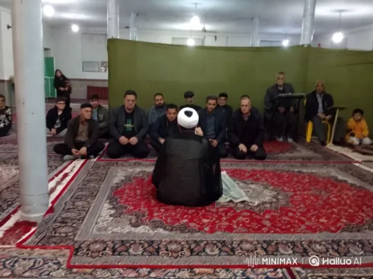 Traditional Gathering in Ornate Room Captured by Cinematic Camera Work – AI Generated Video | Hailuo AI
