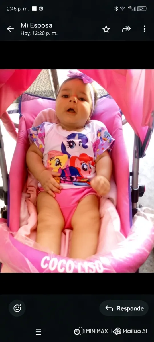 Baby in Vibrant Stroller: A Colorful, Cheerful Scene – AI Generated Video | Hailuo AI
