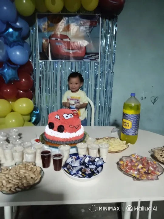 Joyful Birthday Celebration with Car Theme and Festive Decorations – AI Generated Video | Hailuo AI