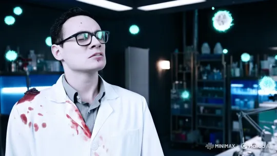 Lab Love: A Heroic Defense Amidst a Viral Threat – AI Generated Video | Hailuo AI