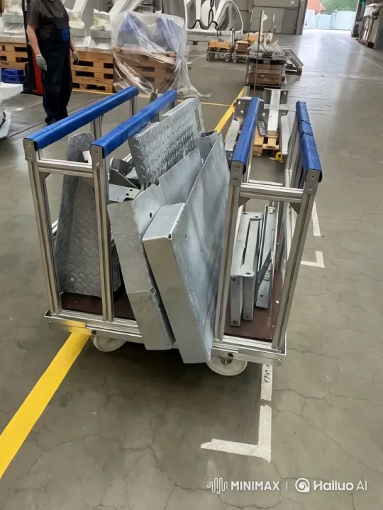 Industrial Warehouse and Worker Surveillance – AI Generated Video | Hailuo AI