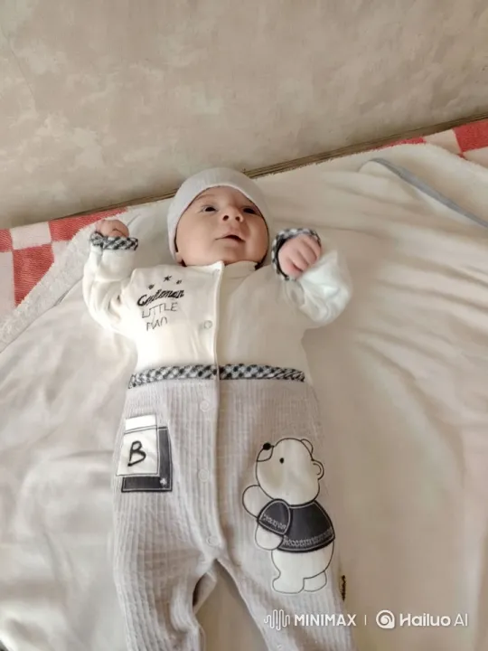 Baby in Gentleman Little Man Outfit Dancing – AI Generated Video | Hailuo AI