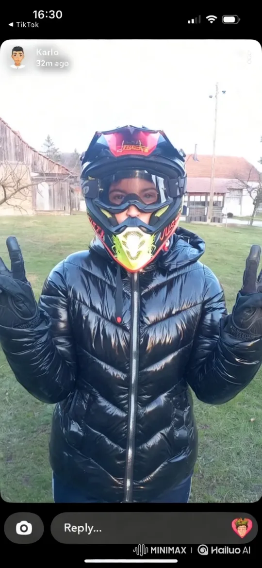 Playful Rider Embarks on Dramatic Motorcycle Journey – AI Generated Video | Hailuo AI
