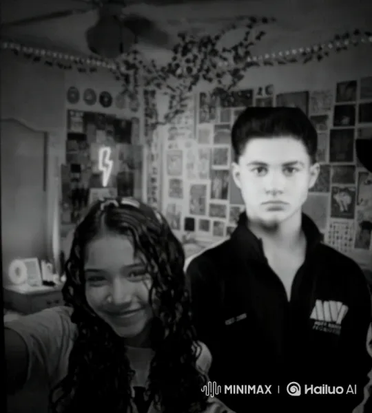 Artistic Tracking Shot of Intimate Embrace in Decorated Room – AI Generated Video | Hailuo AI