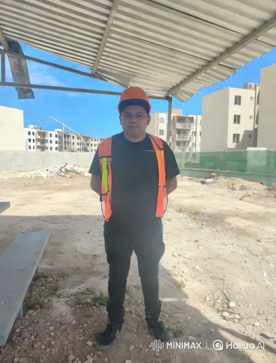 Gangster's Confident Walk at Construction Site – AI Generated Video | Hailuo AI