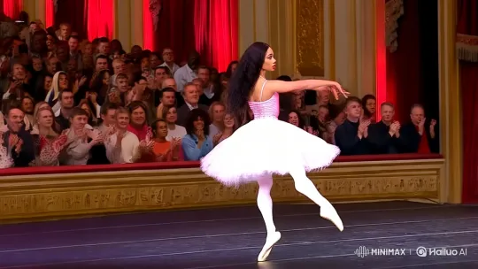 Young Ballerina Captivates Audience in Grand Performance – AI Generated Video | Hailuo AI