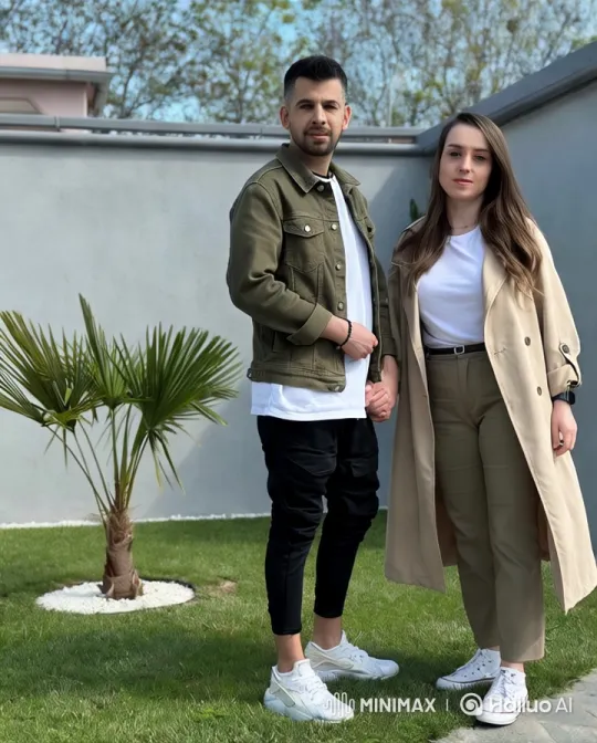 Couple's Graceful Kung Fu Fight in Serene Garden – AI Generated Video | Hailuo AI