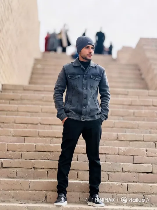 Urban Aesthetic: Man in Denim Enters All-Black Range Rover – AI Generated Video | Hailuo AI
