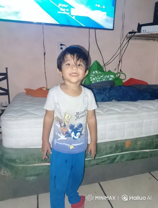 Aesthetic Bedroom Scene with Child and Minimalist Decor – AI Generated Video | Hailuo AI