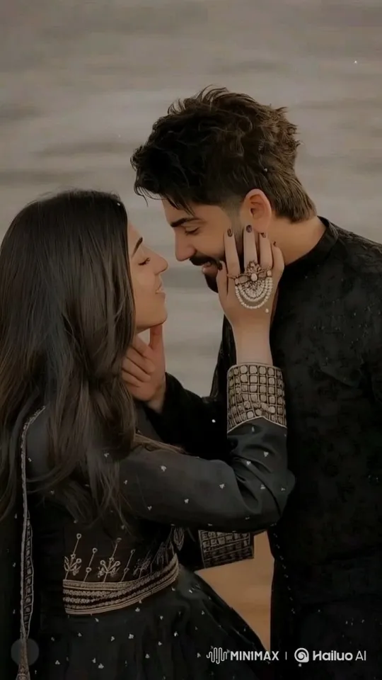 Couple in Traditional Attire Shares Intimate Kiss in Live2D Animation – AI Generated Video | Hailuo AI