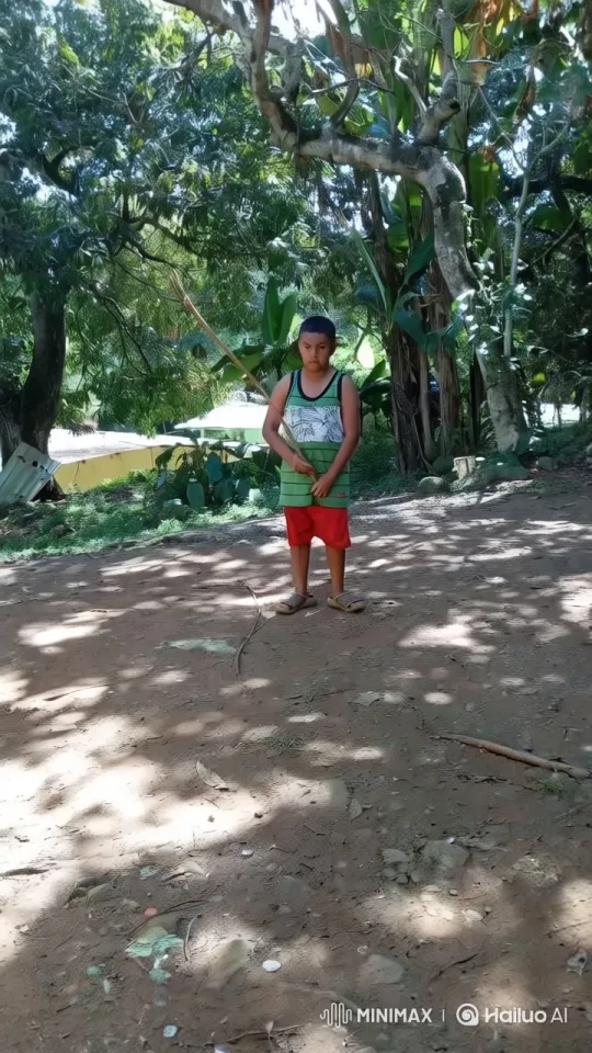 Boy in Nature: Serene Green Scene – AI Generated Video | Hailuo AI