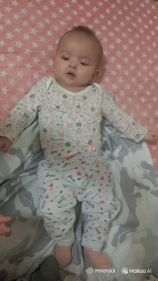 Baby's Playful Kung Fu Dance with Colorful Bed Background – AI Generated Video | Hailuo AI