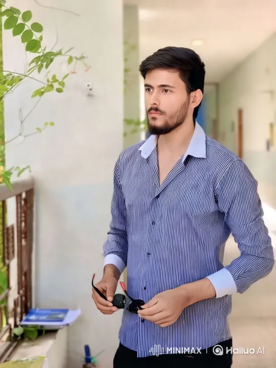 Young Man in Serene Corridor with Modern Aesthetic – AI Generated Video | Hailuo AI