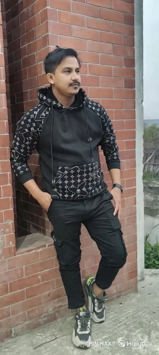 Man in Black Hoodie Showcased in Aesthetic Video – AI Generated Video | Hailuo AI