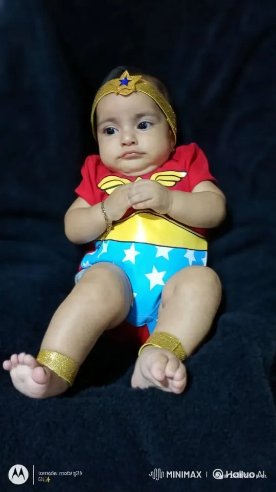 Baby in Wonder Woman Costume Performs Kung Fu Dance – AI Generated Video | Hailuo AI