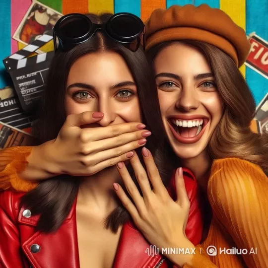 Vibrant Fashion Playfulness in Colorful Setting – AI Generated Video | Hailuo AI