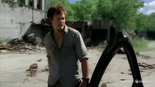 Post-Apocalyptic Survivor Finds Weapon in Deserted City – AI Generated Video | Hailuo AI