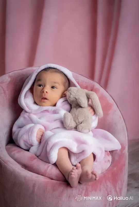 Baby Dances and Poses in Kung Fu-Inspired Play – AI Generated Video | Hailuo AI