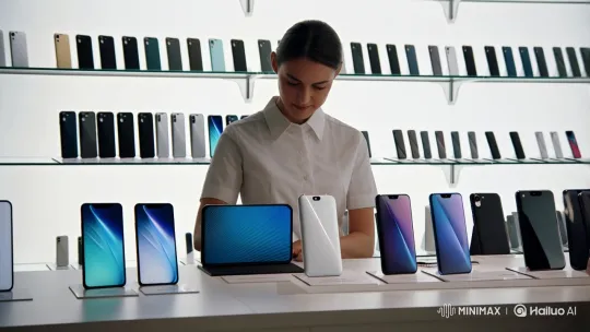 Sleek Store: Employee Greet & Product Display – AI Generated Video | Hailuo AI
