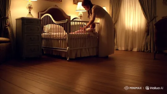 Tranquil Nursery Turns Horrific as Snake Threatens Baby – AI Generated Video | Hailuo AI