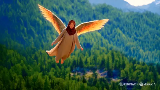 Graceful Flight Over Majestic Mountains – AI Generated Video | Hailuo AI