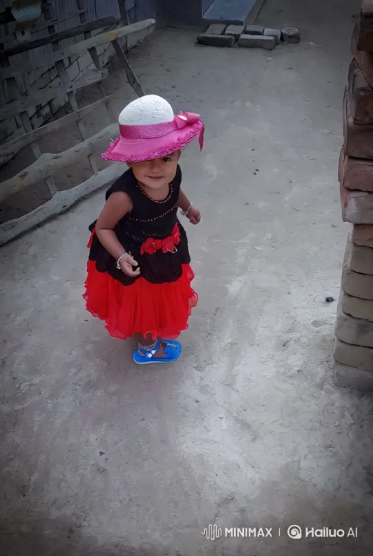 Child's Play in Rustic Setting with High-Quality Aesthetic – AI Generated Video | Hailuo AI