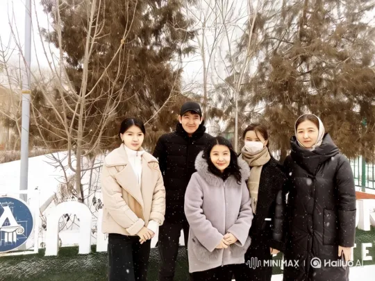 Winter Wonderland: Dynamic Group Scene – AI Generated Video | Hailuo AI