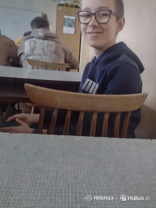Boy Expresses Rage on Scooter in Classroom Setting – AI Generated Video | Hailuo AI