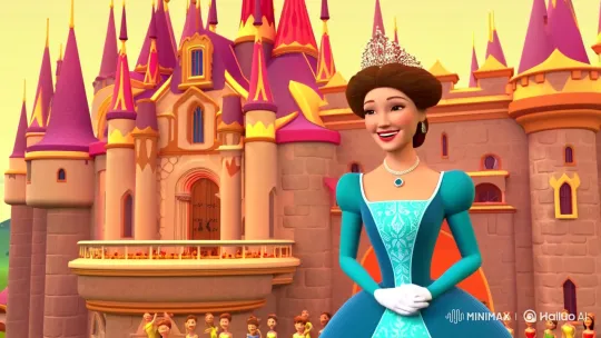 Queen, Castle, Rainbow, and Steam Train Journey – AI Generated Video | Hailuo AI
